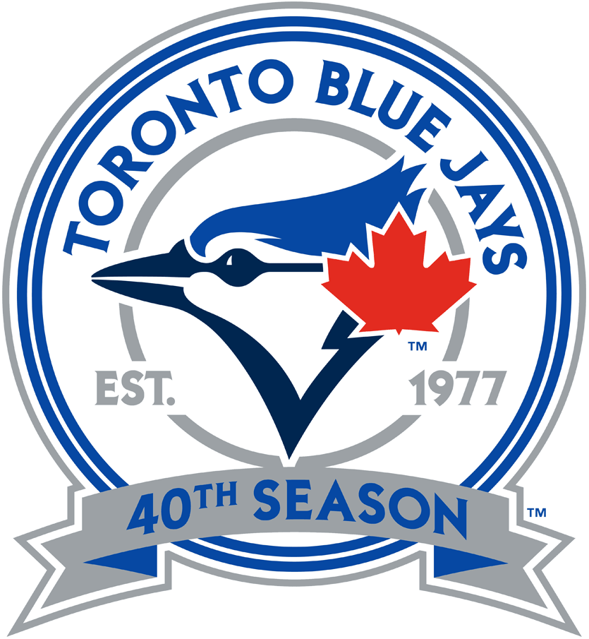 Toronto Blue Jays 2016 Anniversary Logo vinyl decal